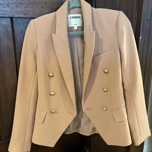 L'AGENCE Double Breasted Blazer